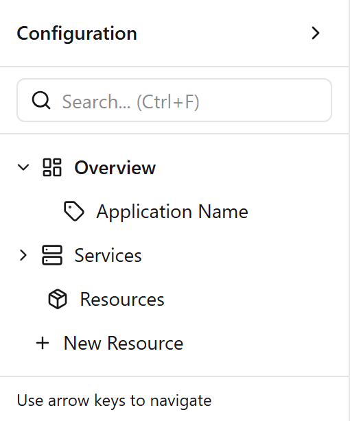 Navigation sidebar showing the tree structure of azure.yaml