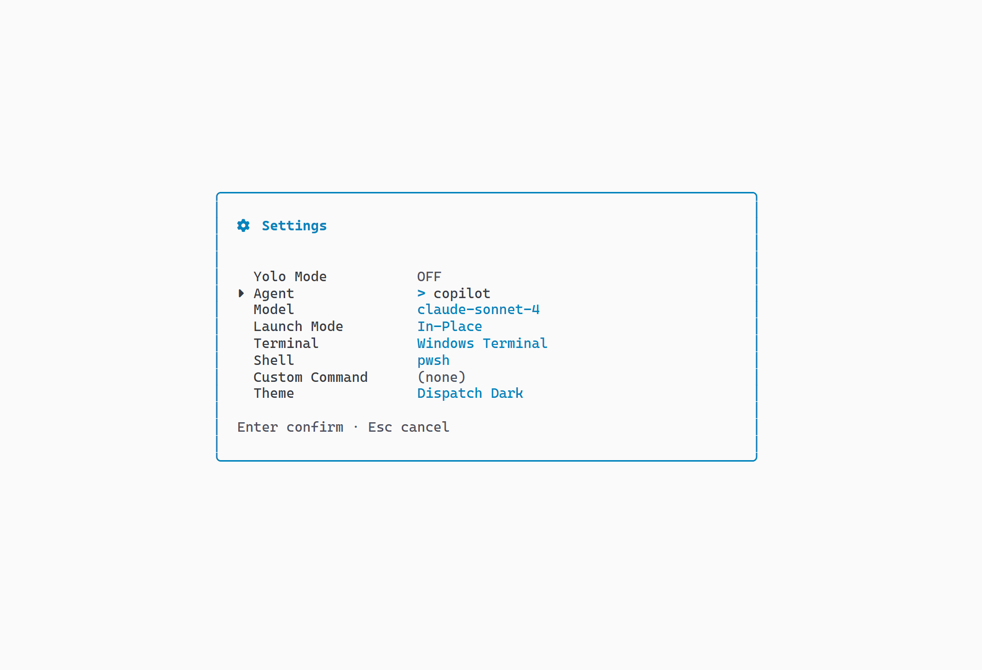 Text field in edit mode with cursor