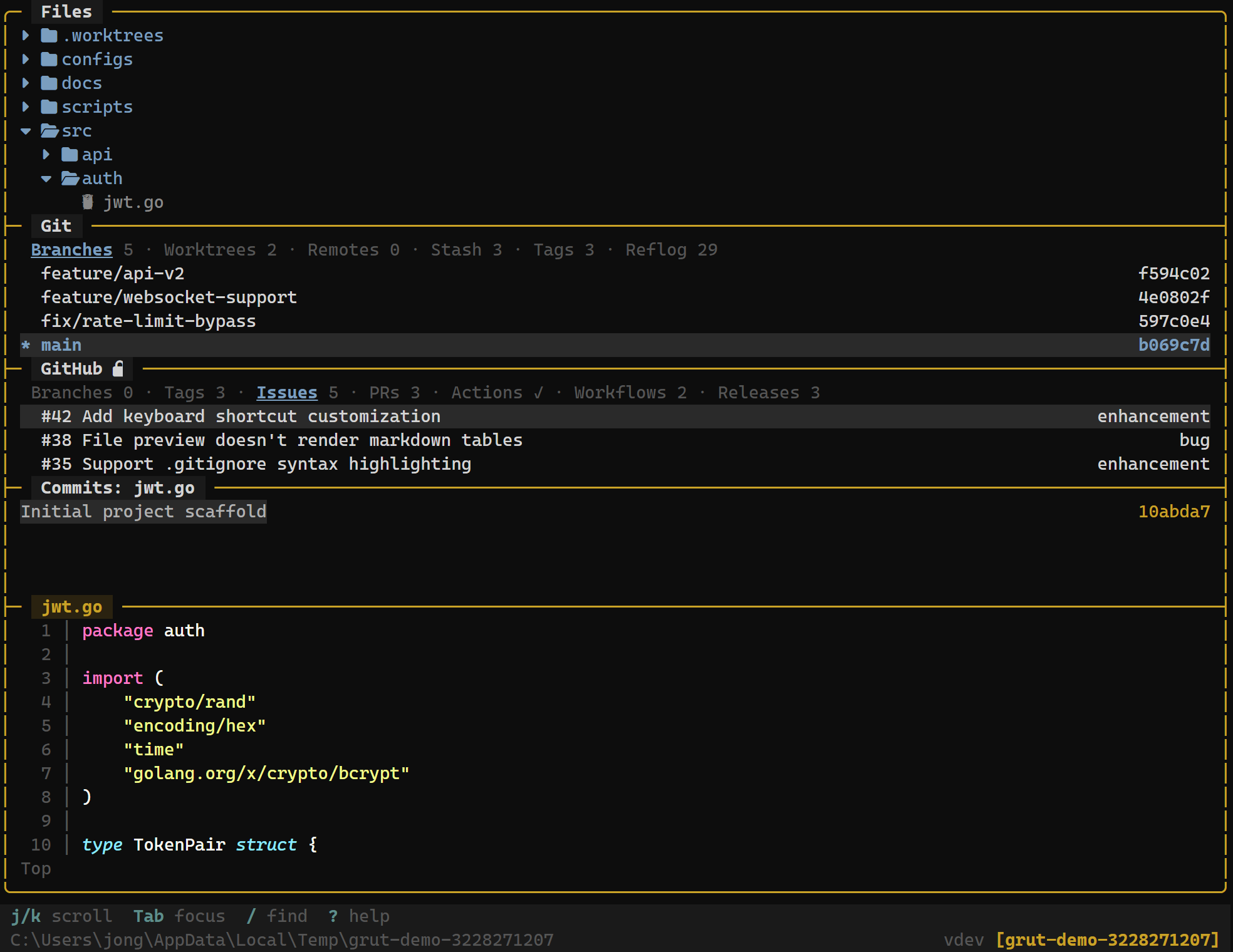 File preview panel