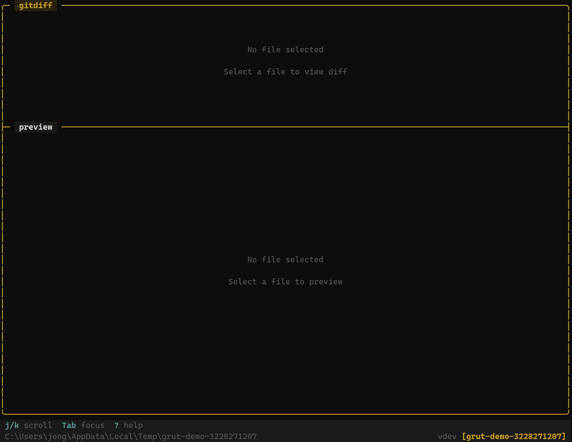 Diff viewer with syntax highlighting