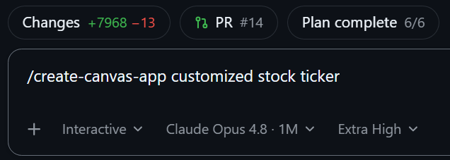 create-canvas-app preview